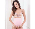 Women Maternity Belly Band Cover Pregnancy Baby Support Strap - Baby Pink - Baby Pink