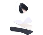 10 Pairs Heel Grips Pads Liner Cushions For Loose Shoes Self-Adhesive Insole Black