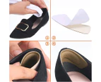 10 Pairs Heel Grips Liner Self Adhesive Pads Shoe Insoles Cushions Stickers Khaki