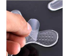 4 Pairs Silicone Shoe High Heel Insole Pad Cushion Gel Grips Foot Protector Sticker