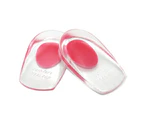 Heel Support Shoe Insoles Plantar Silicone Inserts Massage Pad Cushion Red