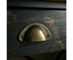Furniture Handle 12 Pcs Cup Pull Shell Handles Half Moon Kitchen Cupboard Cabinet Door Drawer