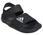 Adidas Kids' Adilette Sandals - Core Black/Cloud White