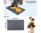 Feeding mat dog non-slip bowl pad dogs, feeding pad dog silicone feeding mat for dogs & cats, pet food mat, cat feeding mat