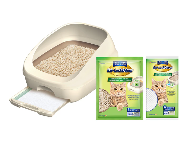 Ezi-LockOdour Cat Litter System Bundle