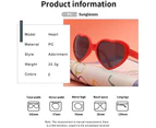 Heart Sunglasses for Women Men Festival Party Rave Light Changing Heart Effect Diffraction Glasses UV400 Protection