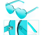 Heart-shaped Sunglasses Party Sunglasses$Candy Color Love Heart-shaped Sunglasses$Carnival Party Heart-shaped Sunglasses Rimless Sunglasses