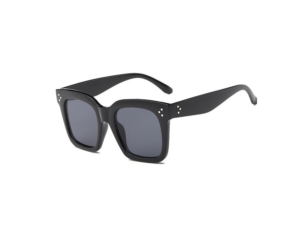 Flat Top Oversize Vintage Sunglasses Women Luxury Brand Designer Shield ...