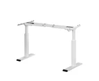 Artiss Standing Desk Frame Only Dual Motor Motorised White