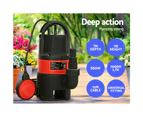 Giantz Garden Submersible Pump 550W Dirty Water Bore Tank Well Steel Sewerage