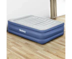 Bestway Air Mattress Queen Inflatable Bed 61cm Airbed Blue