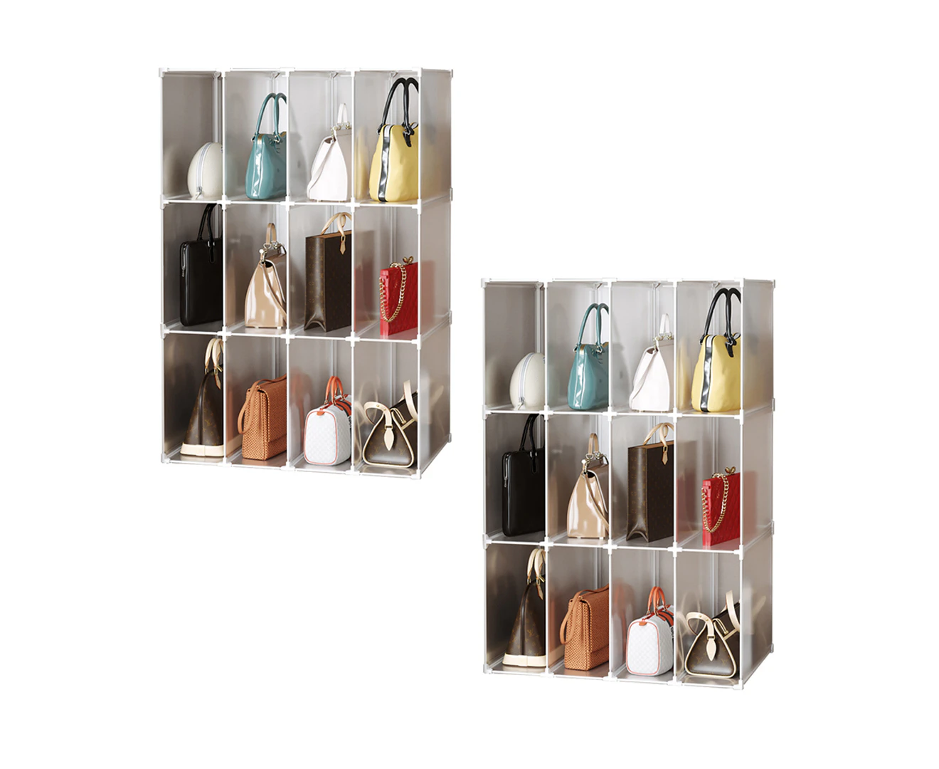 Handbag discount cupboard organiser