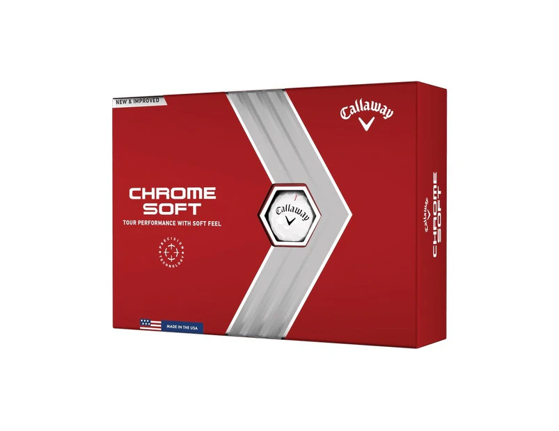 Callaway 2022 Chrome Soft 12pk - White