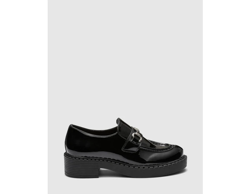 Novo Women's Elias Flats - Black patent