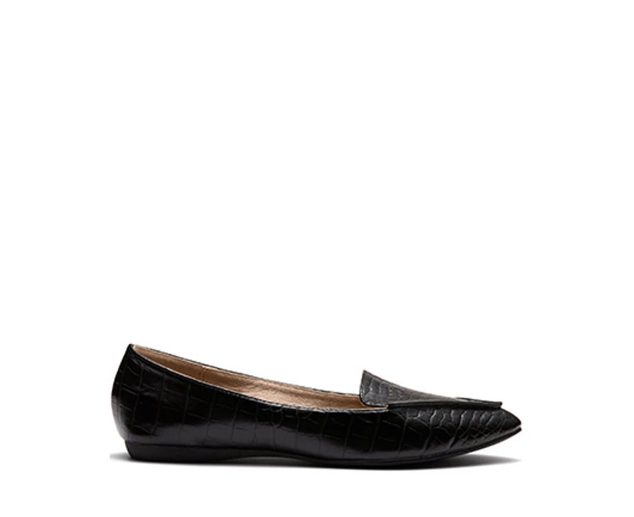 Novo Women's Colorado Flats - Black croc