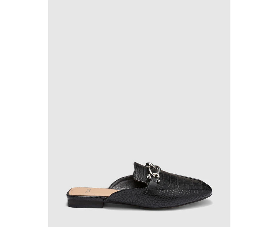 Novo Women's Carletta Flats - Black croc