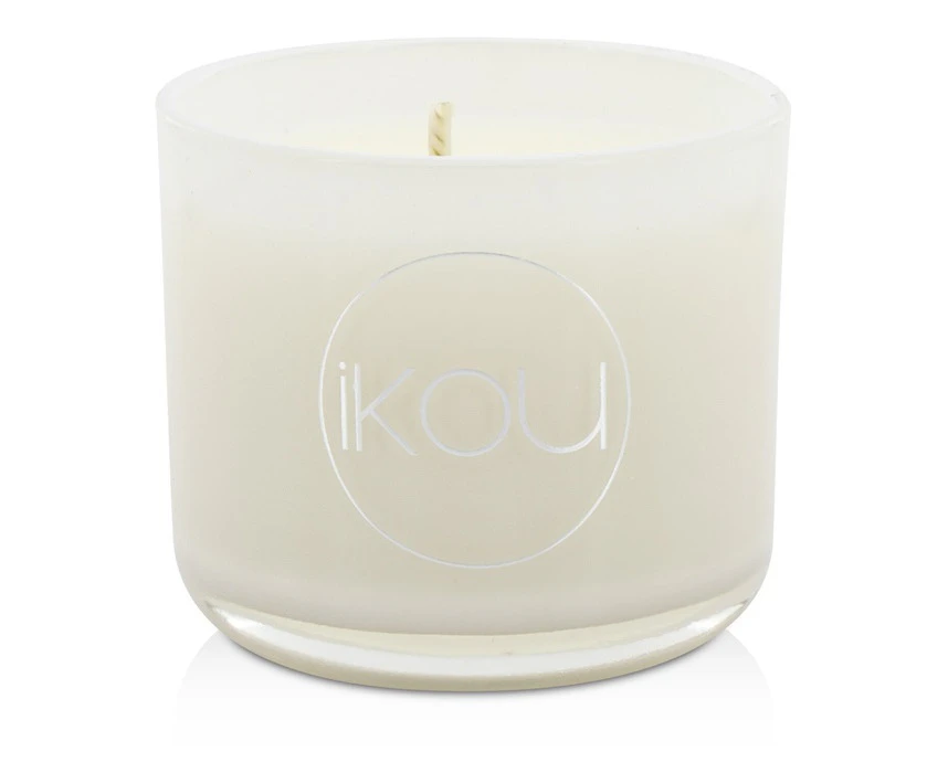 iKOU EcoLuxury Aromacology Natural Wax Candle Glass  Peace (Rose & Ylang Ylang) 85g