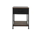 Levede Bedside Tables End Table Storage Cabinet Chest of Drawer Rustic Brown