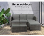 Levede 5pcs Outdoor Sofa Set Patio Furniture Setting Garden Chair Table Lounge