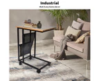 Levede Coffee Side Table Mobile End Tables C-shaped Movable Sofa Laptop Desk