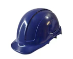 Maxisafe Blue Vented Hard Hat - Sliplock Harness