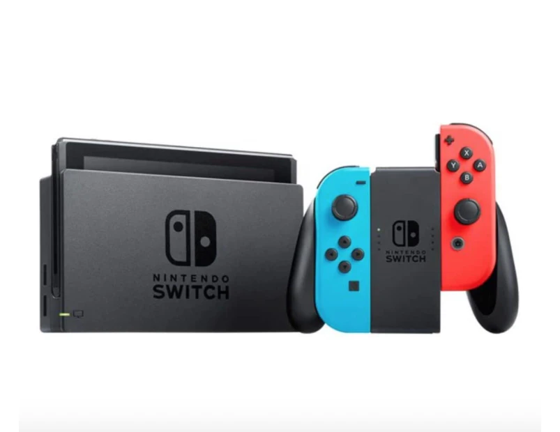 Nintendo Switch Console 2nd Version Neon Blue & Neon Red Joy-Con International Version