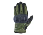 Touchscreen Motorcycle Gloves Motorbike Army Military Tactical Climbing - Green