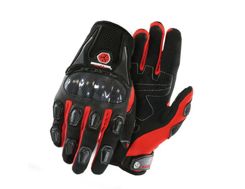 Scoyco MC09 Motorcycle Gloves Motorbike Street Durable Racing Gloves Dirt Bike - Red