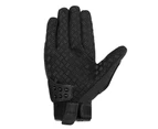 Stainless Steel Armour Motorcycle Gloves Sport MAD10B - Black