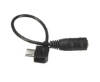 Micro USB 5-pin Male to 3.5mm Female Stereo Audio Adapter Cable AUX Converter Cord 15cm