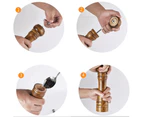 Pepper Grinder,Wood salt and pepper grinders refillable salt grinder pepper Mill with Adjustable-Oak Primary Color 8 Inch