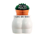 Put Some Plants On I Like Big Buds Novelty Ceramic Planter