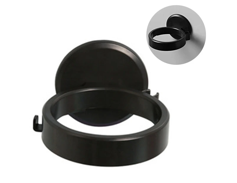 Wall-mounted hair dryer holder Self-adhesive hair dryer holder - black