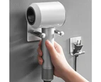 Aluminum hair dryer holder without relief Hair dryer holder with matte finish