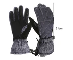 Ski gloves outdoor mountaineering riding gloves men and women adult cold-proof warm gloves,Shape2