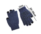 Winter Gloves for Men Women - Touch Screen Anti-Slip Silicone Gel,Style 6