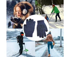 Winter Gloves for Men Women - Touch Screen Anti-Slip Silicone Gel,Style 6