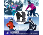 Ski gloves outdoor mountaineering riding gloves men and women adult cold-proof warm gloves,Shape2