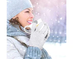 Winter Touchscreen Gloves， Warm Knit Gloves Elastic Cuff ，Winter Gloves,style 4
