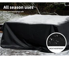 Marlow Outdoor Furniture Cover Garden Patio Waterproof Rain UV Protector 350CM - Black