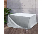 Marlow Outdoor Furniture Cover Waterproof Garden Patio Rain UV Protector 242cM - Silver