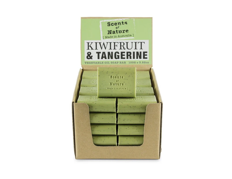 Tilley Scents Of Nature - Soap Bars 100g - Kiwifruit & Tangerine