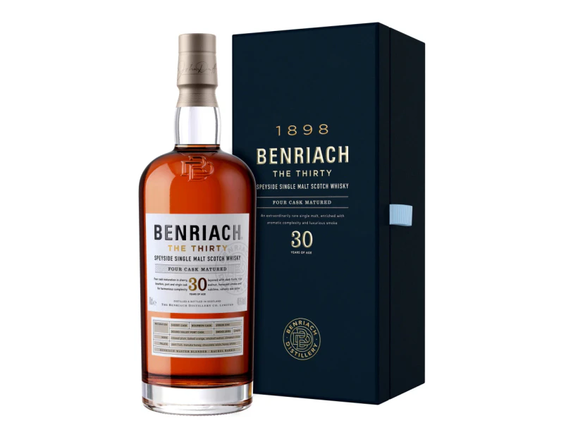 Benriach 30YO Single Malt Scotch Whisky 700mL