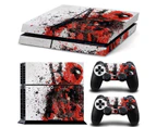 PS4 Skin Vinyl Decal Cover for Sony Playstation Game Console + PS4 Controllers Sticker-TN-PS4-2718