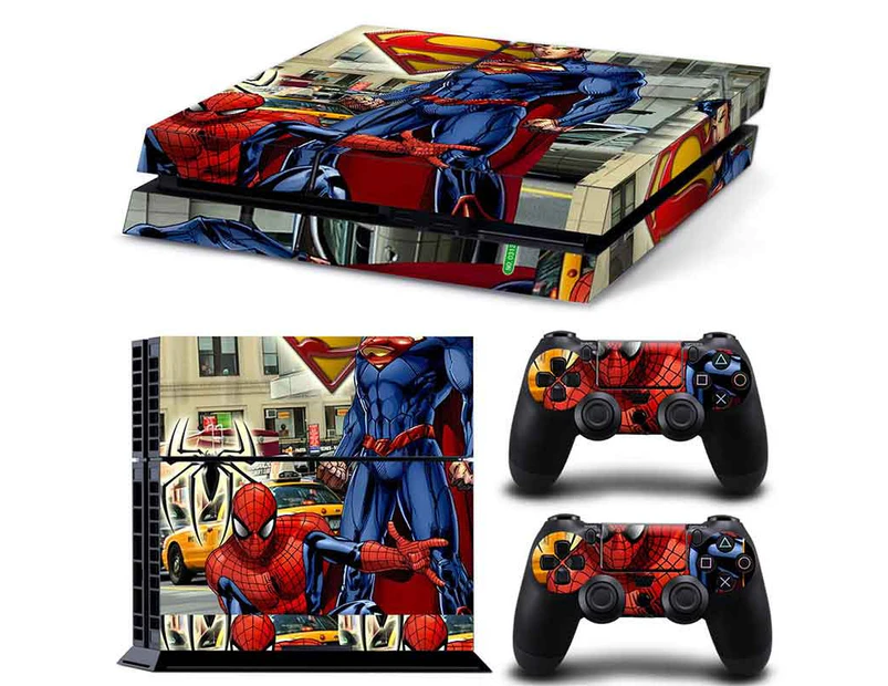 PS4 Skin Vinyl Decal Cover for Sony Playstation Game Console + PS4 Controllers Sticker-TN-PS4-3135