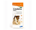 Credelio Ticks & Fleas Treatment Chewable Tablets for Dogs 5.5-11kg 3 Pack