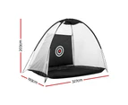 Everfit 3M Golf Practice Net Portable Training Aid Driving Target Tent Black