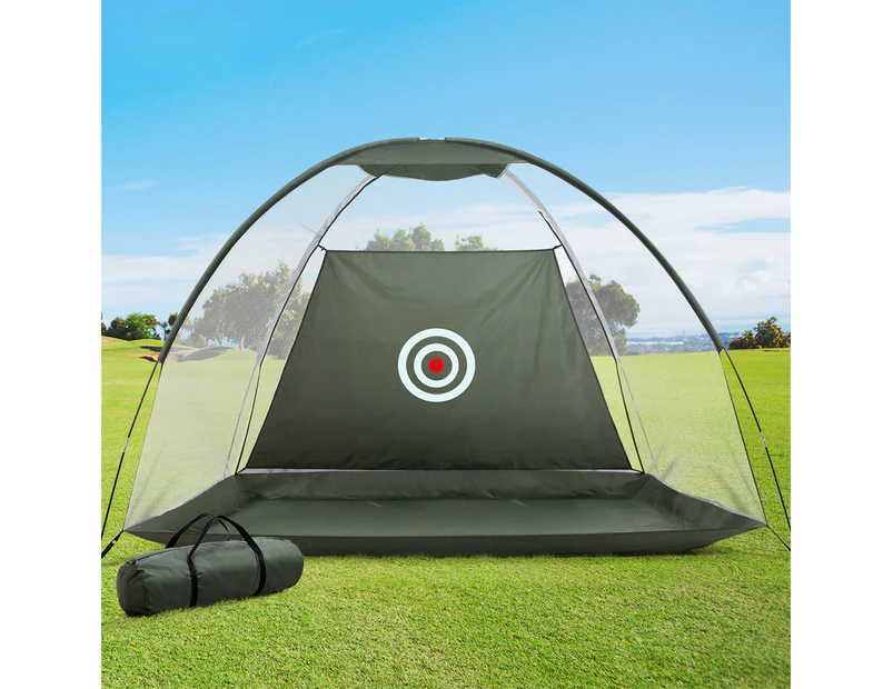 Everfit 3M Golf Practice Net Portable Training Aid Driving Target Tent Green