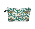Bestjia Cosmetic Bag Sloth Pattern Large Capacity Cartoon Exquisite Fashion Appearance Clutch Bag for Outdoor - 1