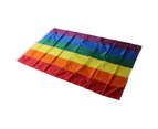 Rainbow LGBT Flag Gay Lesbian Pride Mardi Gras Party Banner Outdoor 150x90cm